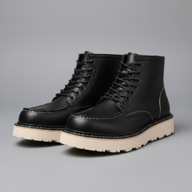 Men's Lace-Up Ankle Boots | Sturdy Footwear