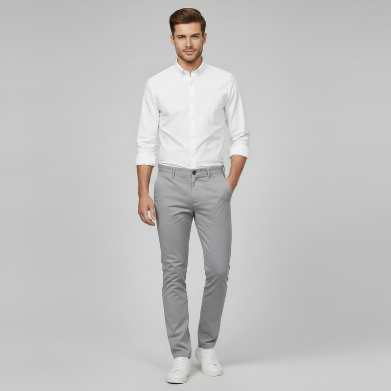 Albert Slim Fit Chinos | Men's Trousers for Casual and Formal Wear