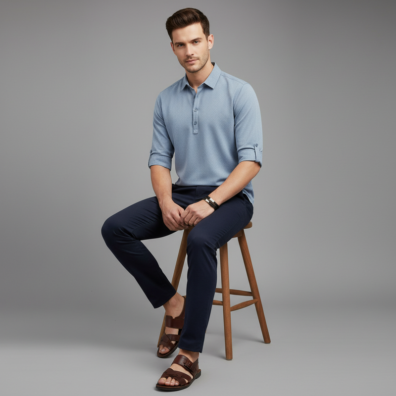 Men's Casual Half Sleeve Shirt | Stylish Everyday Wear