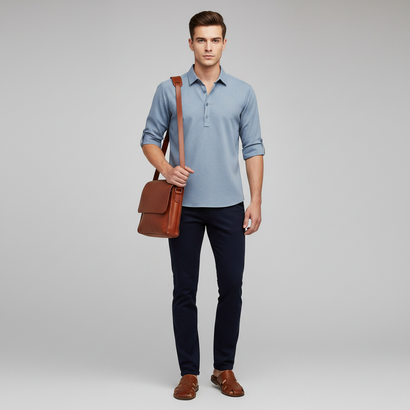 Men's Casual Half Sleeve Shirt | Stylish Everyday Wear