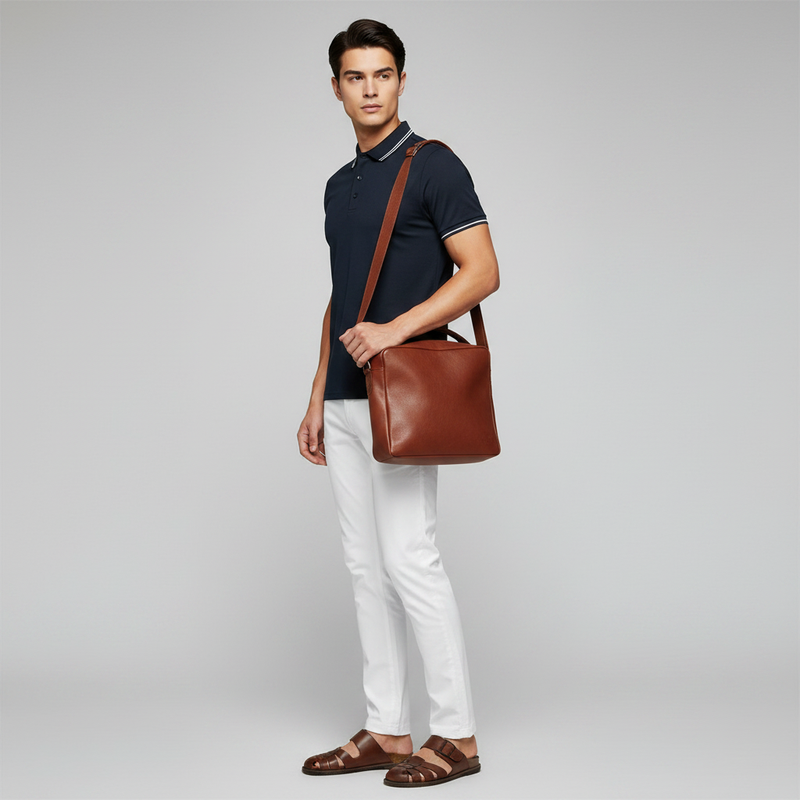 Men's Slim Fit Short Sleeve Polo Shirt | Casual Style