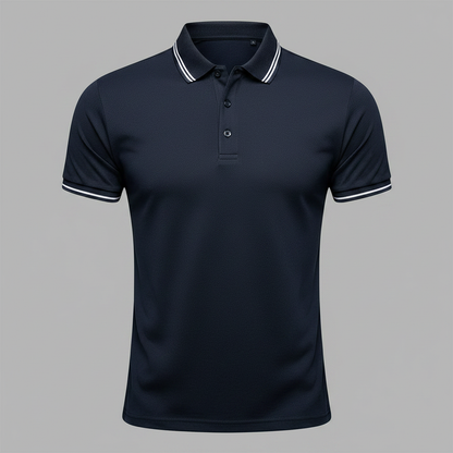 Men's Slim Fit Short Sleeve Polo Shirt | Casual Style