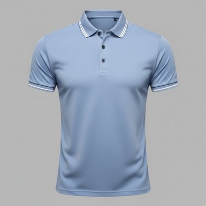Men's Slim Fit Short Sleeve Polo Shirt | Casual Style
