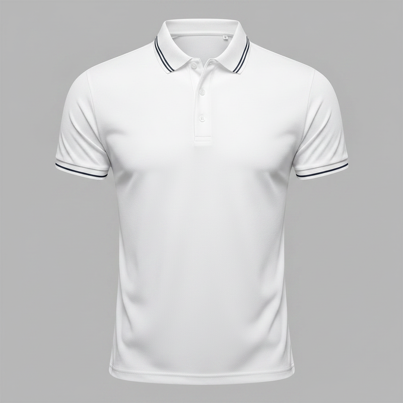 Men's Slim Fit Short Sleeve Polo Shirt | Casual Style
