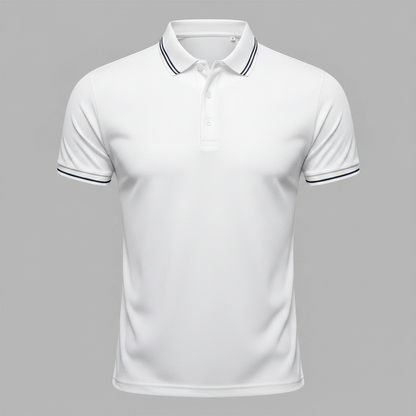 Men's Slim Fit Short Sleeve Polo Shirt | Casual Style