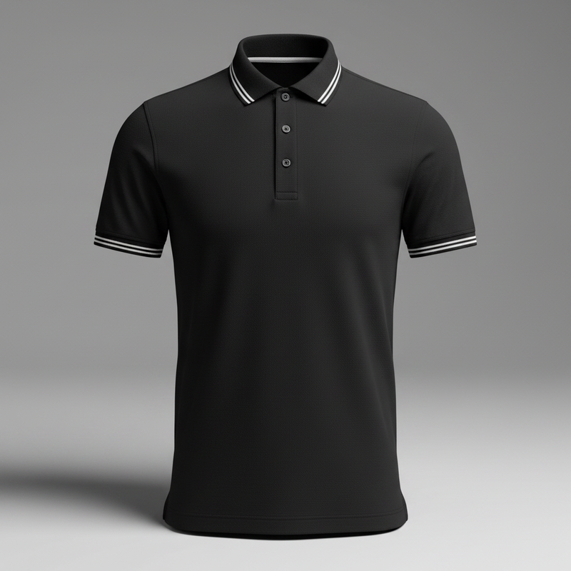 Men's Slim Fit Short Sleeve Polo Shirt | Casual Style