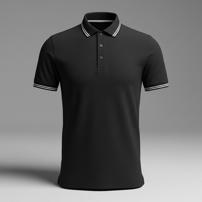 Men's Slim Fit Short Sleeve Polo Shirt | Casual Style