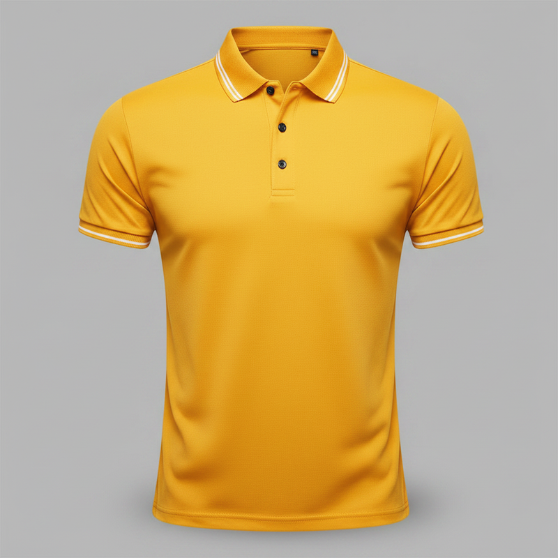 Men's Slim Fit Short Sleeve Polo Shirt | Casual Style