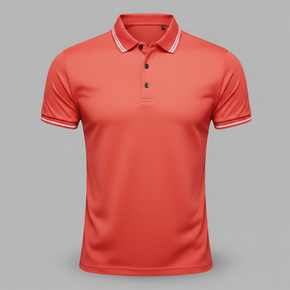 Men's Slim Fit Short Sleeve Polo Shirt | Casual Style
