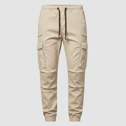 Men's Black Cargo Pants | Tactical Multi-Pocket Trousers