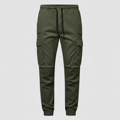 Men's Black Cargo Pants | Tactical Multi-Pocket Trousers