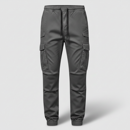 Men's Black Cargo Pants | Tactical Multi-Pocket Trousers