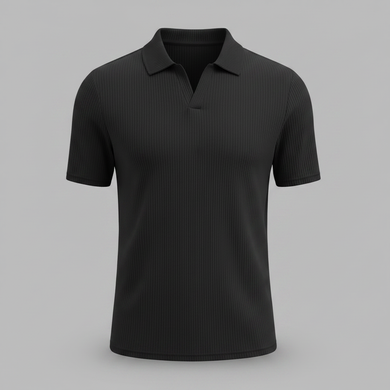 Men's Waffle Polo Shirt | Casual Polo Shirts for Summer