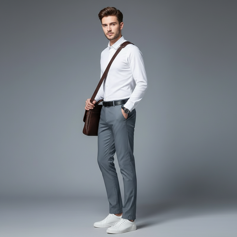 Saul | Men's Slim Fit Casual Trousers