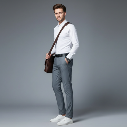 Saul | Men's Slim Fit Casual Trousers