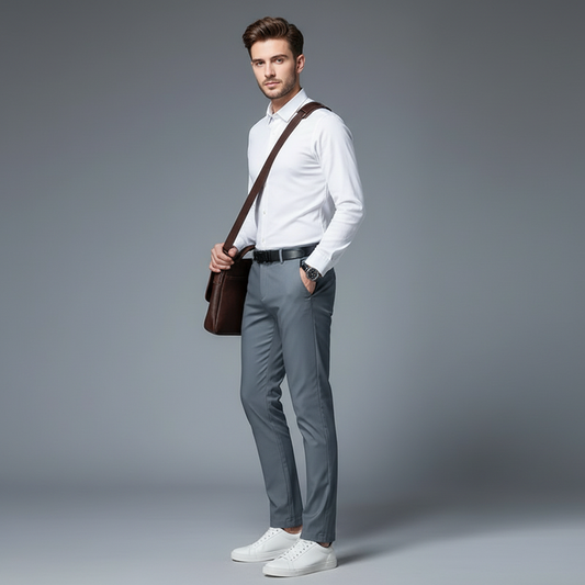 Saul | Men's Slim Fit Casual Trousers