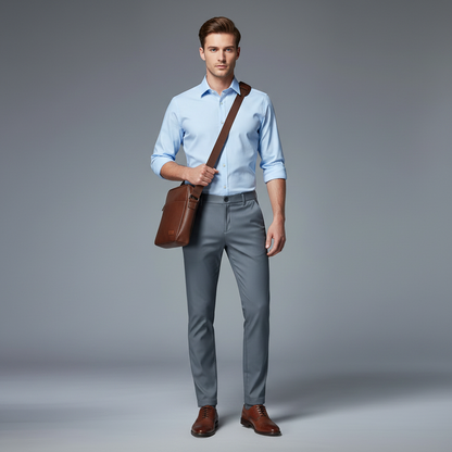 Saul | Men's Slim Fit Casual Trousers